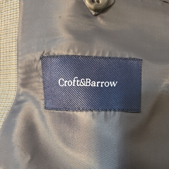 Croft & Barrow Men's Charcoal Blazer - Picture 2 of 4